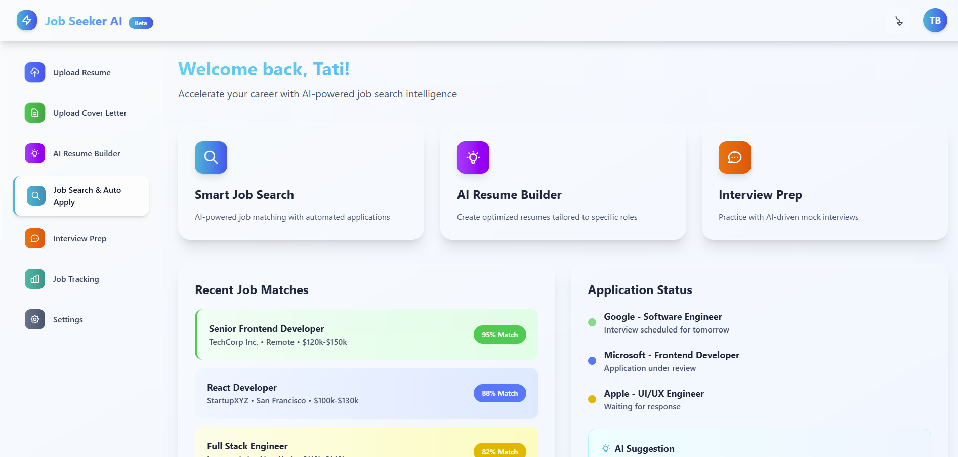 Job Seeker AI Preview